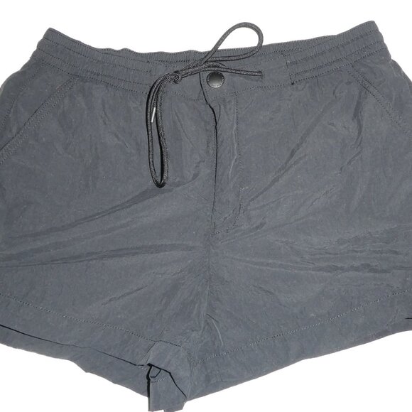 American Eagle Unisex Black Mesh Lined Shorts - Black - Picture 1 of 8